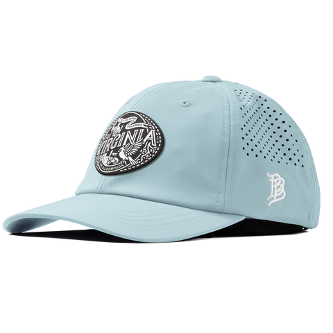 Virginia Traveler Performance Dad Hat Sky Blue