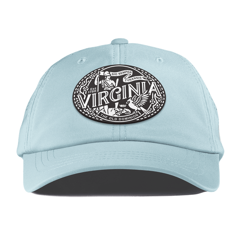Virginia Traveler Performance Dad Hat Sky Blue