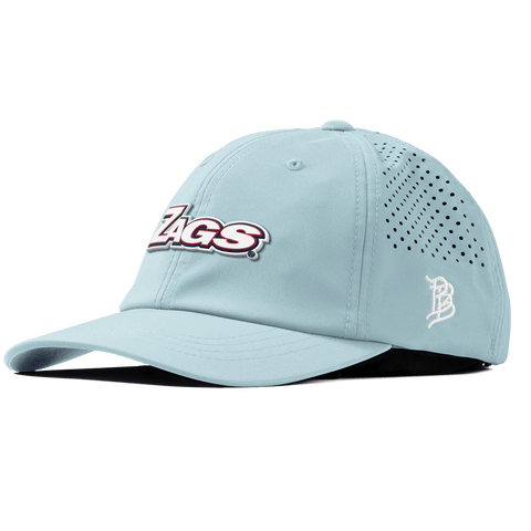 Gonzaga University "Zags Block" Performance Dad Hat Sky Blue