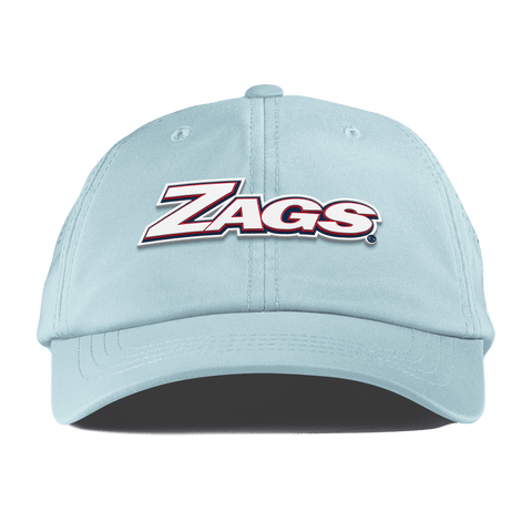 Gonzaga University "Zags Block" Performance Dad Hat Sky Blue