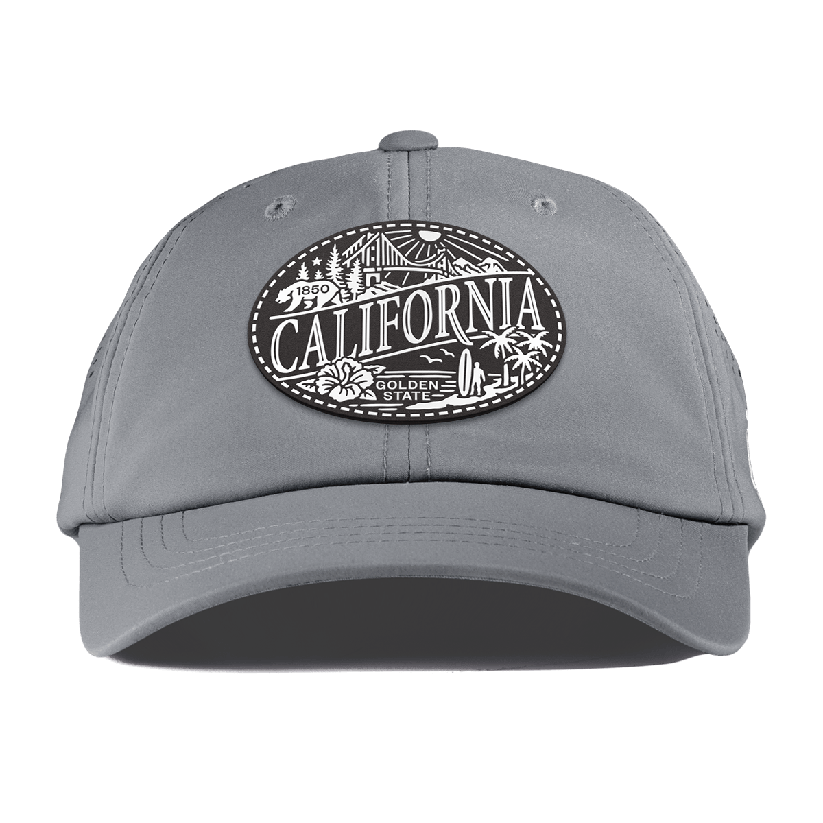 California Traveler Performance Dad Hat Slate
