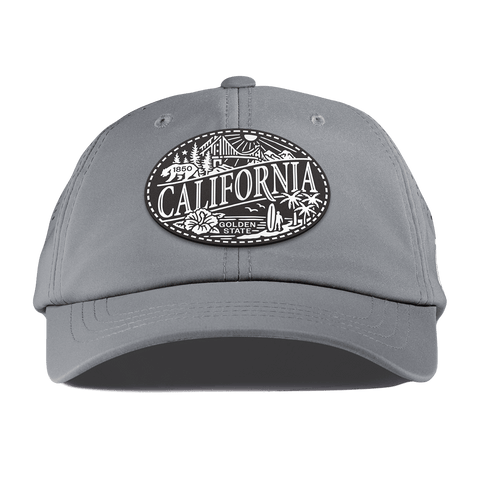 California Traveler Performance Dad Hat Slate