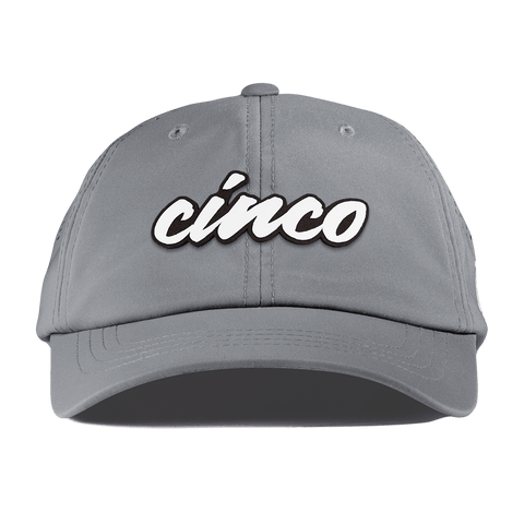 Cinco Script Performance Dad Hat Slate