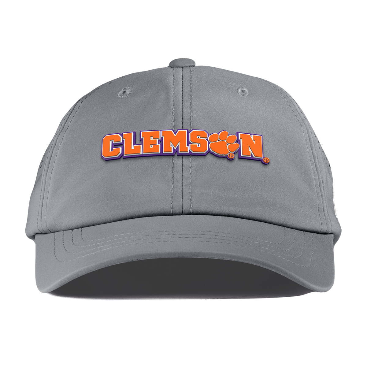 Clemson University "Clemson Block" Performance Dad Hat Slate