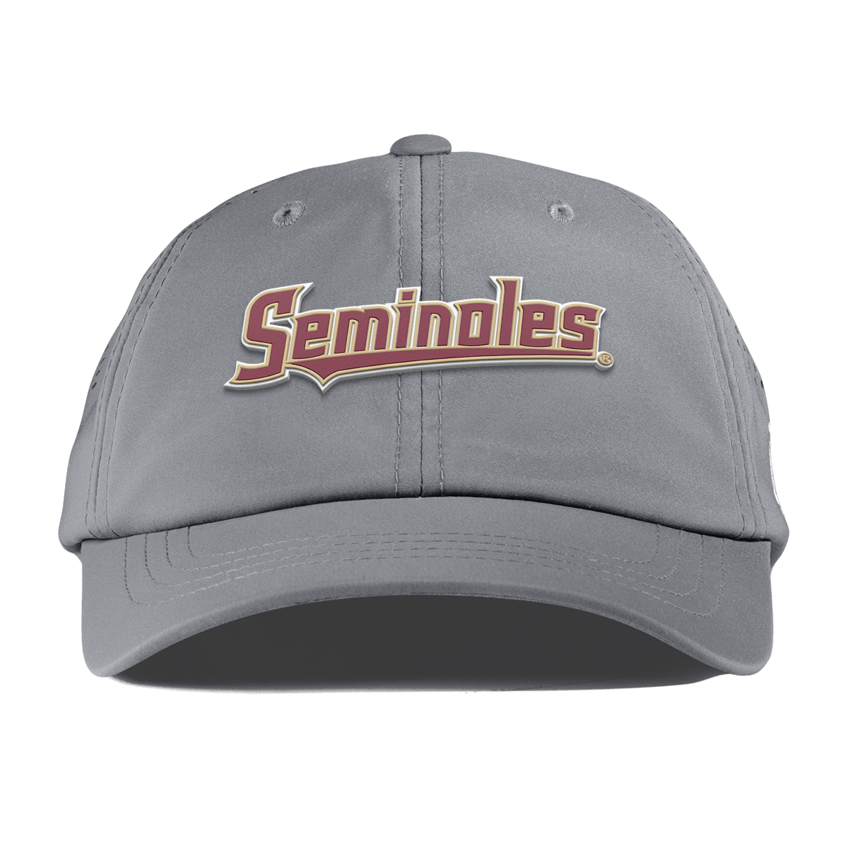 Florida State University "FSU Seminoles Block" Performance Dad Hat Slate