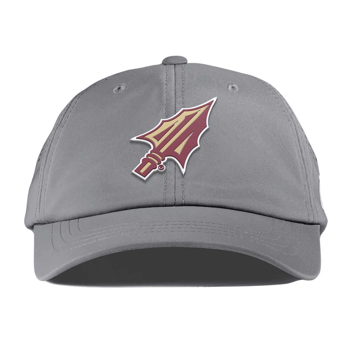 Florida State University "FSU Spear Tip" Performance Dad Hat Slate