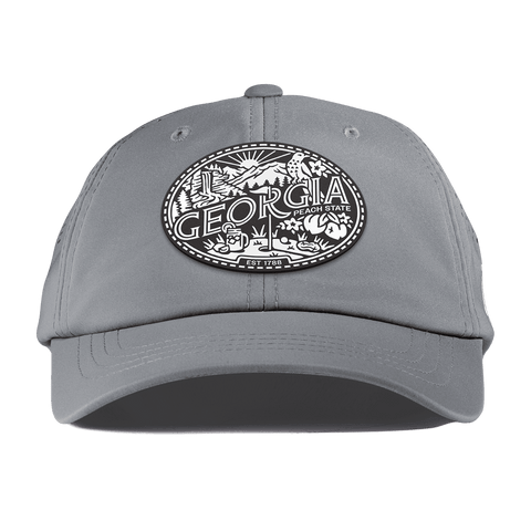 Georgia Traveler Performance Dad Hat Slate