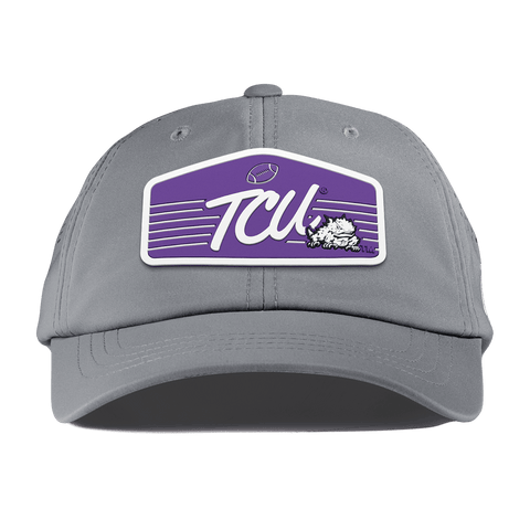 Texas Christian University "Horned Frogs Football" Performance Dad Hat Slate