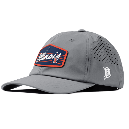 University of Illinois "Illini Football" Performance Dad Hat Slate