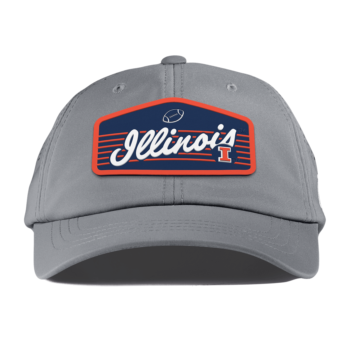 University of Illinois "Illini Football" Performance Dad Hat Slate