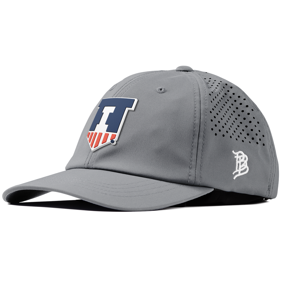 University of Illinois "Illinois Athletics" Performance Dad Hat Slate