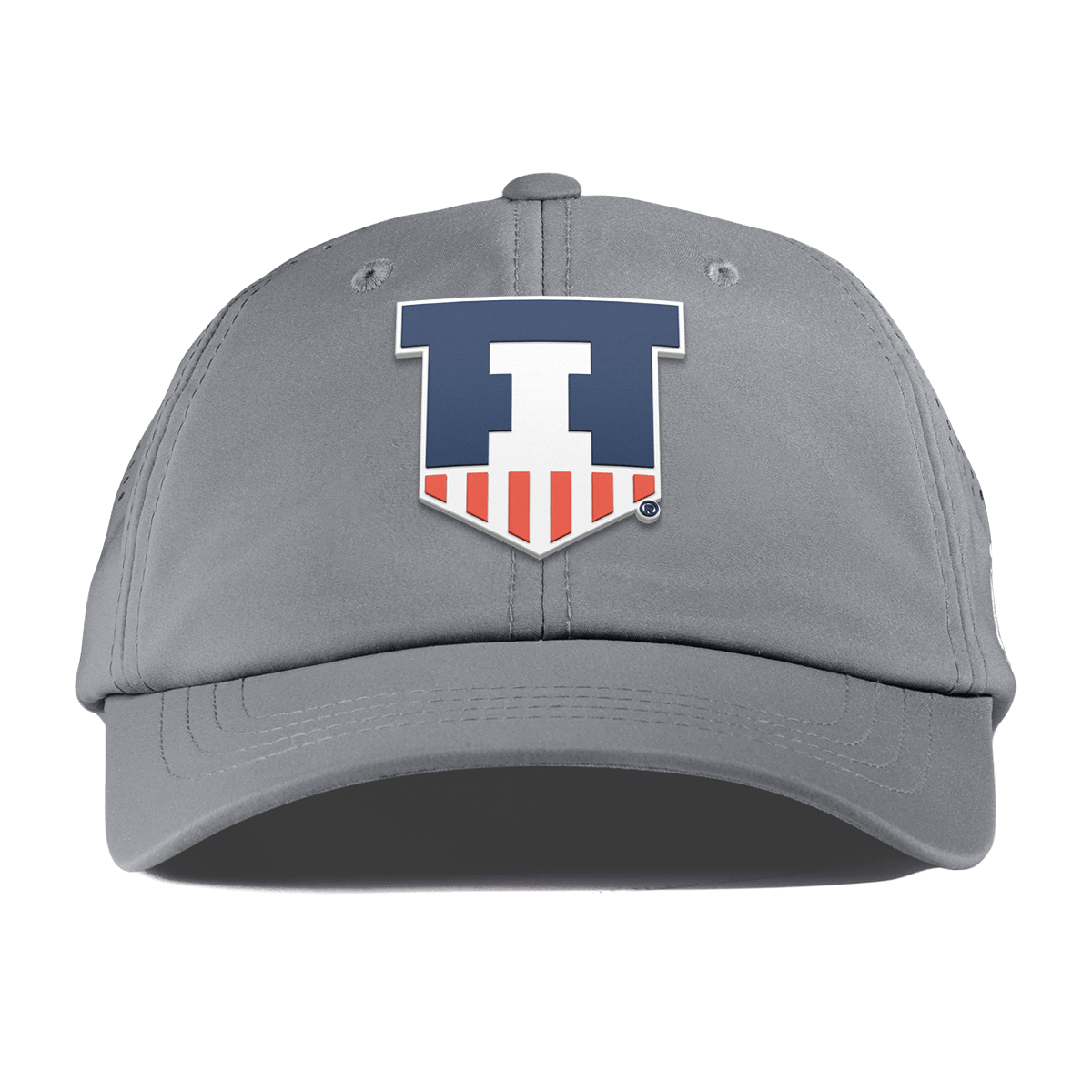 University of Illinois "Illinois Athletics" Performance Dad Hat Slate