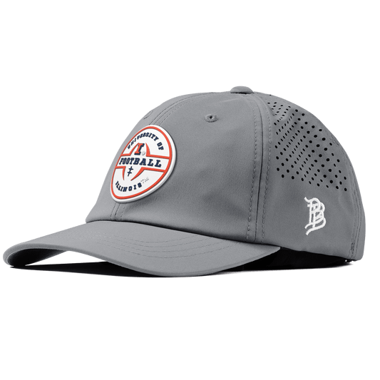 University of Illinois "Illinois Football Legacy" Performance Dad Hat Slate