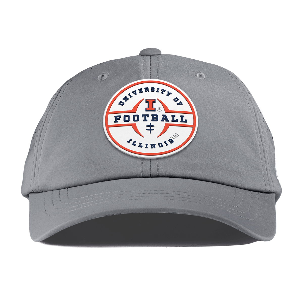 University of Illinois "Illinois Football Legacy" Performance Dad Hat Slate