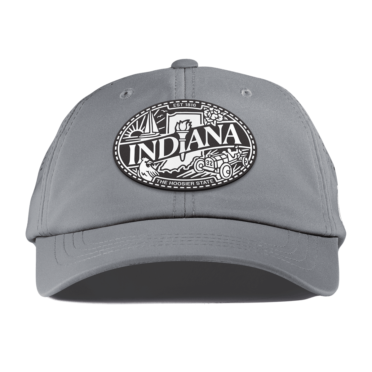 Indiana Traveler Performance Dad Hat Slate