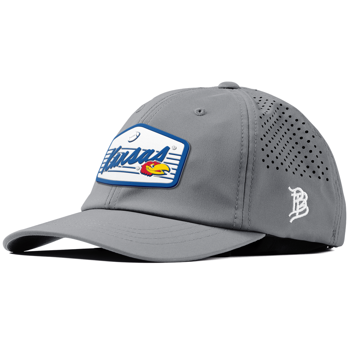 University of Kansas "Jayhawks Football" Performance Dad Hat Slate