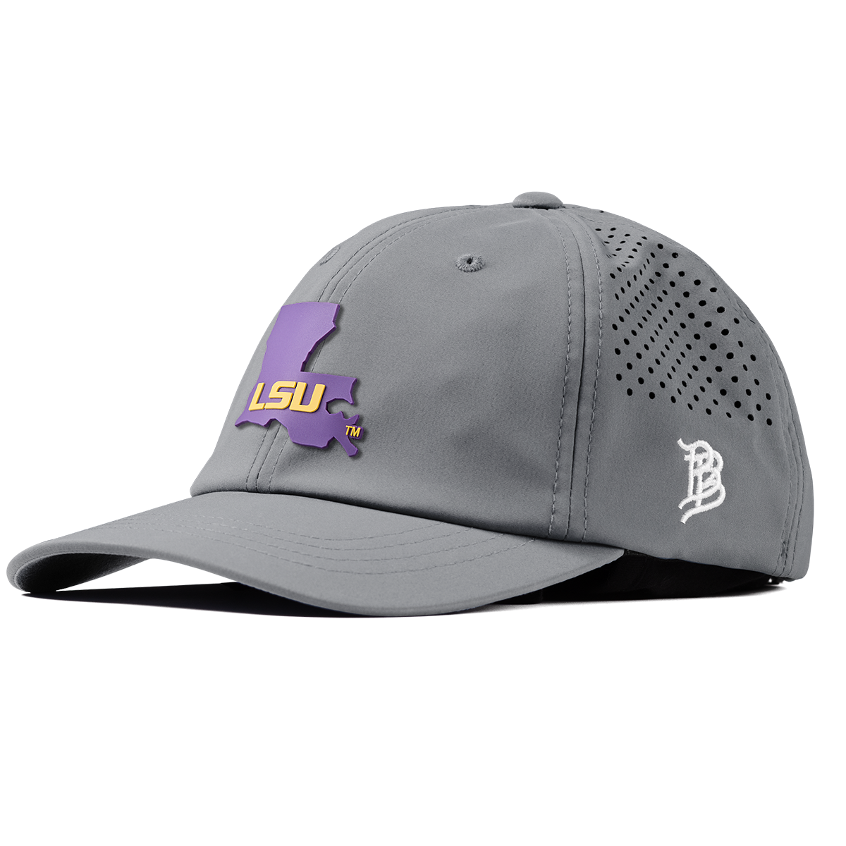 Louisiana State University "LSU State" Performance Dad Hat Slate