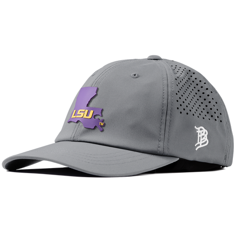 Louisiana State University "LSU State" Performance Dad Hat Slate