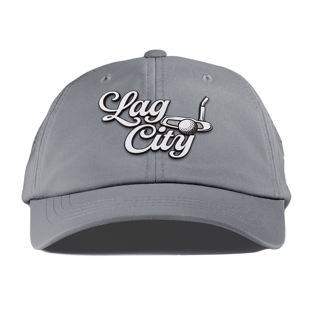 Lag City Script Performance Dad Hat Slate