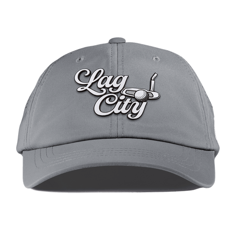 Lag City Script Performance Dad Hat Slate