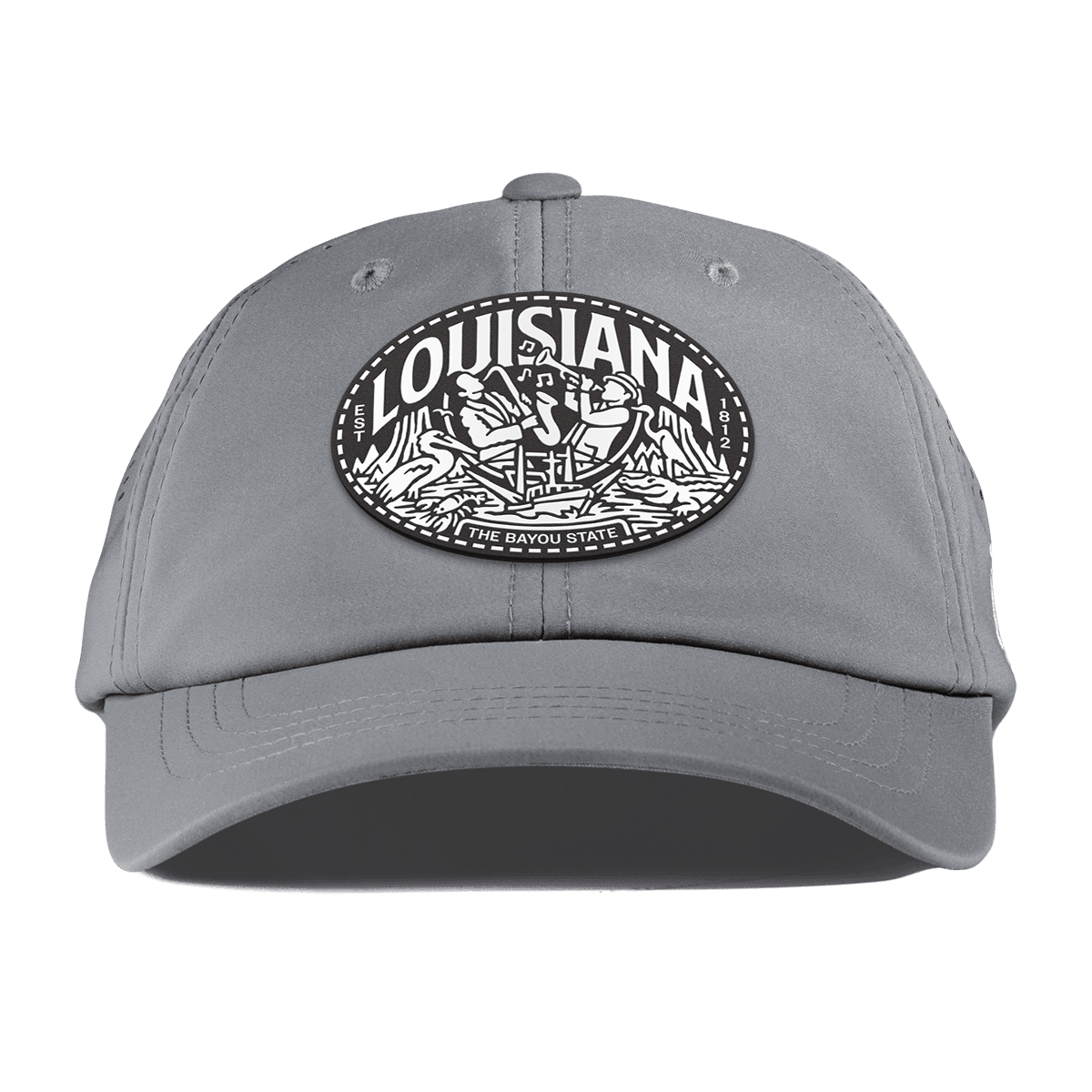 Louisiana Traveler Performance Dad Hat Slate