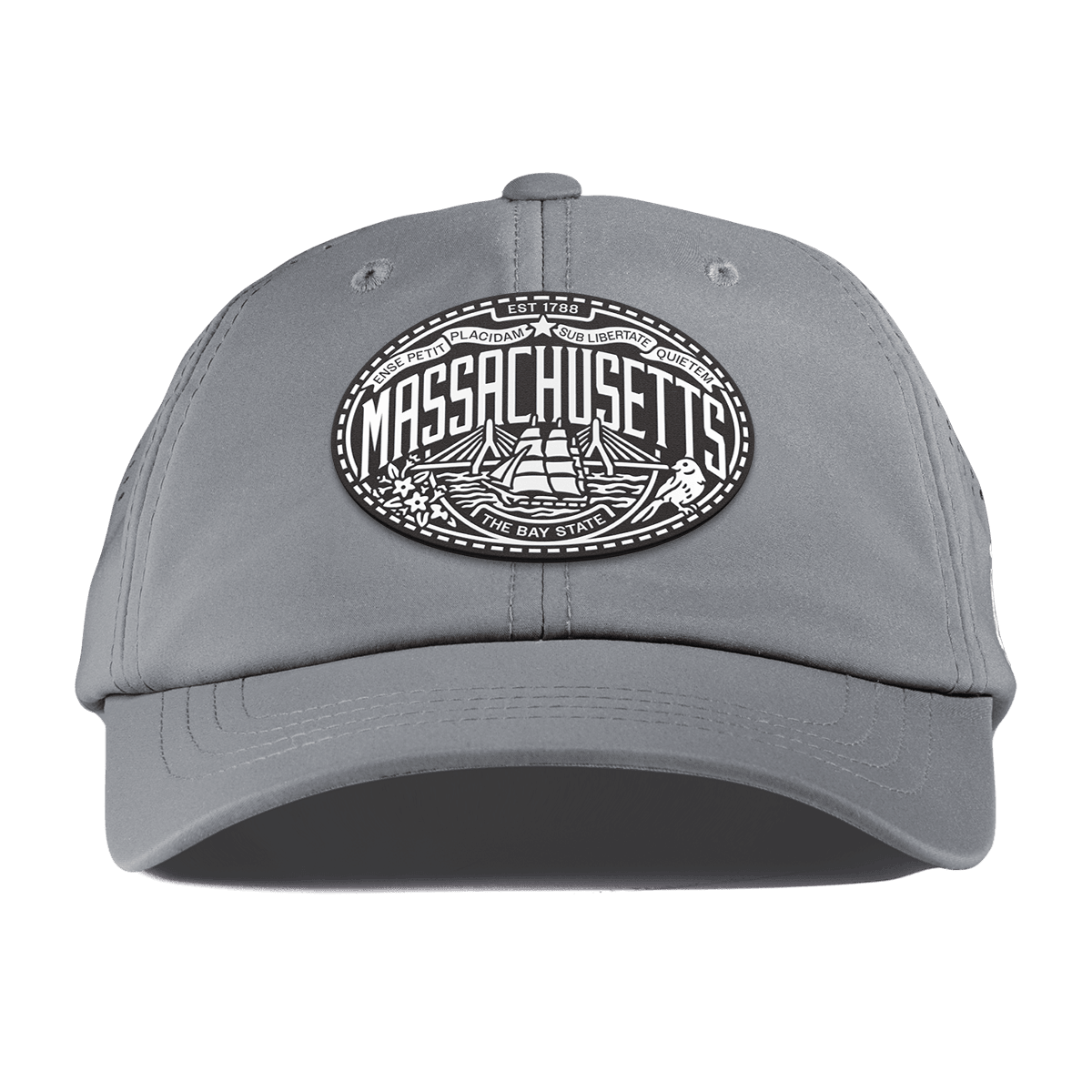 Massachusetts Traveler Performance Dad Hat Slate