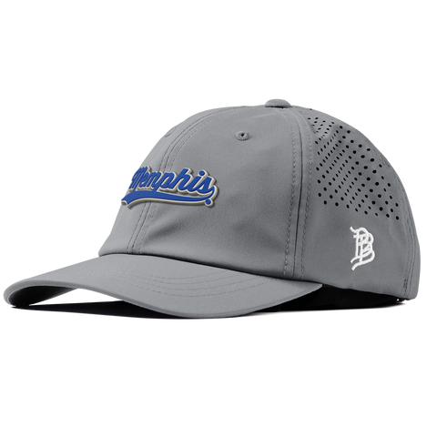 University of Memphis "Memphis Script" Performance Dad Hat Slate