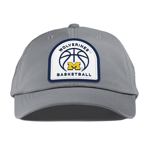 University of Michigan "Michigan Basketball" Performance Dad Hat Slate
