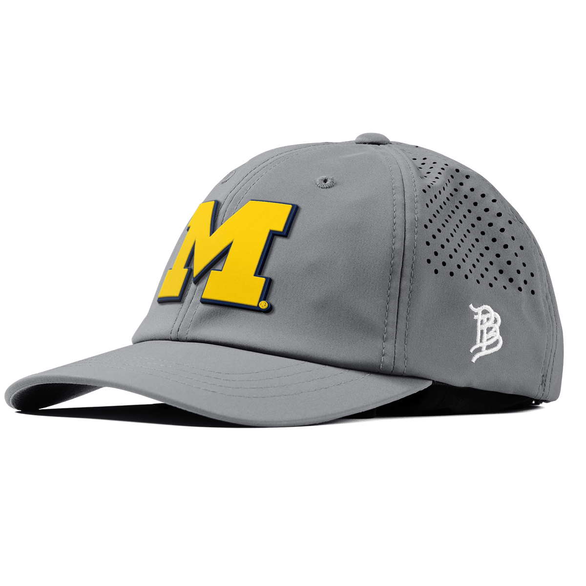 University of Michigan "Michigan Block" Performance Dad Hat Slate