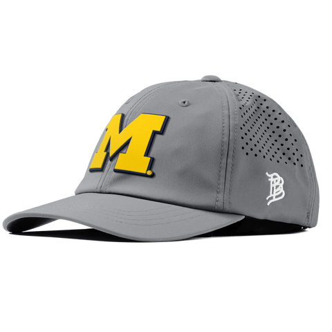 University of Michigan "Michigan Block" Performance Dad Hat Slate