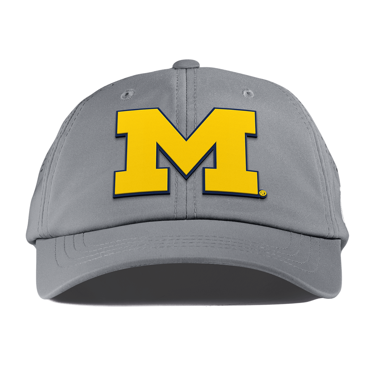 University of Michigan "Michigan Block" Performance Dad Hat Slate