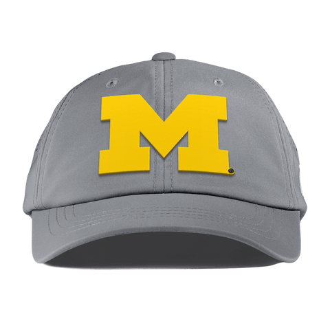 University of Michigan "Michigan Gold Block" Performance Dad Hat Slate