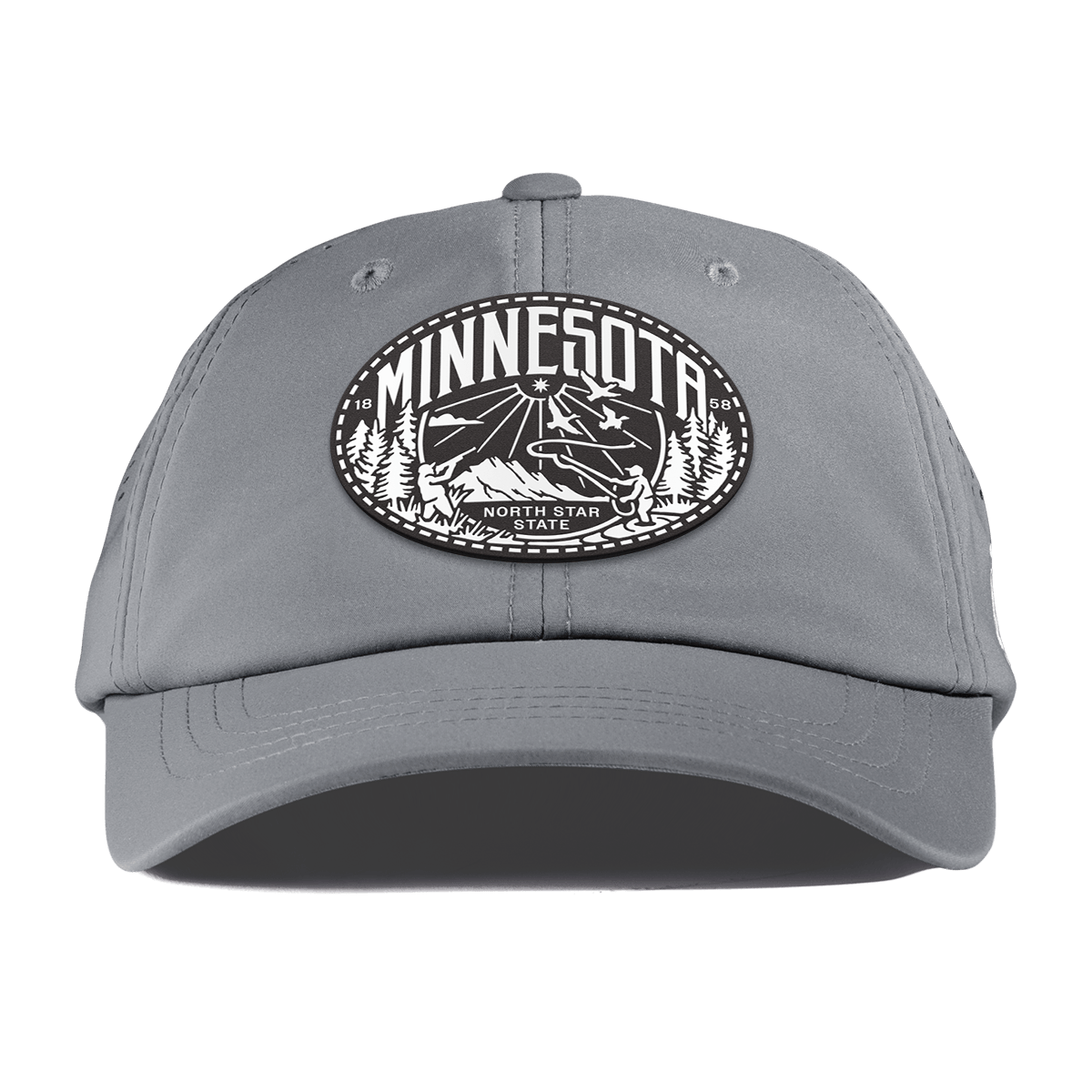 Minnesota Traveler Performance Dad Hat Slate