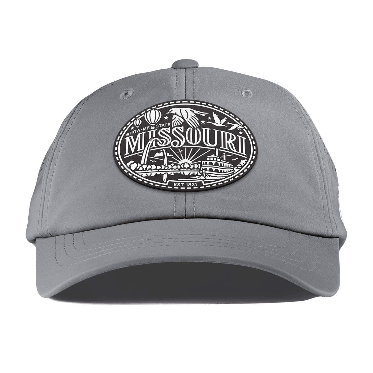 Missouri Traveler Performance Dad Hat Slate
