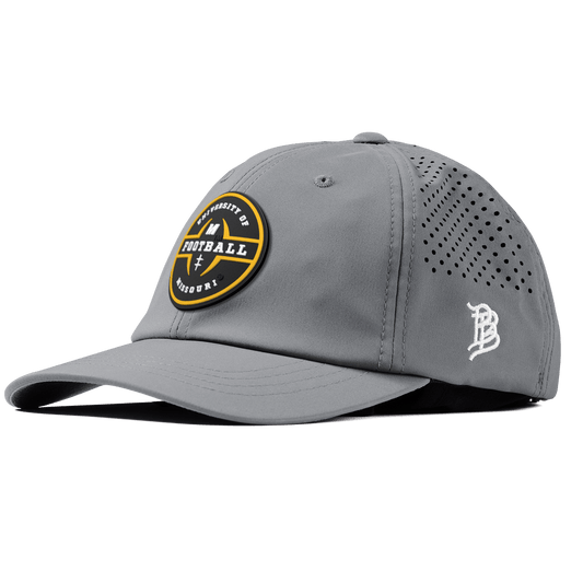 University of Missouri "Mizzou Football" Performance Dad Hat Slate