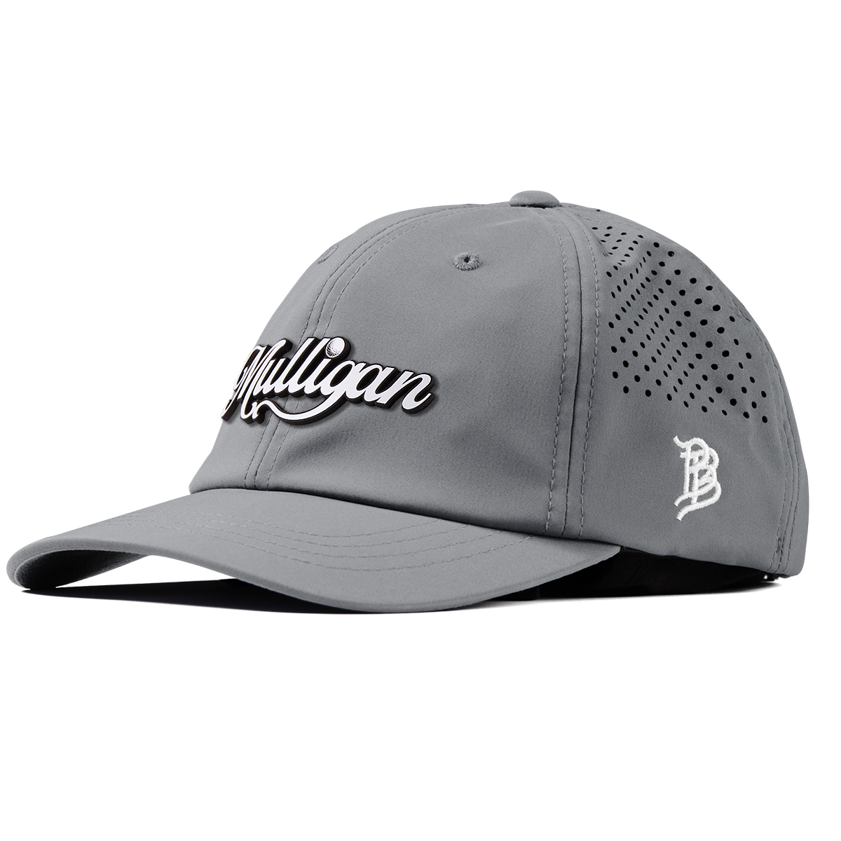 Mulligan Script Performance Dad Hat Slate