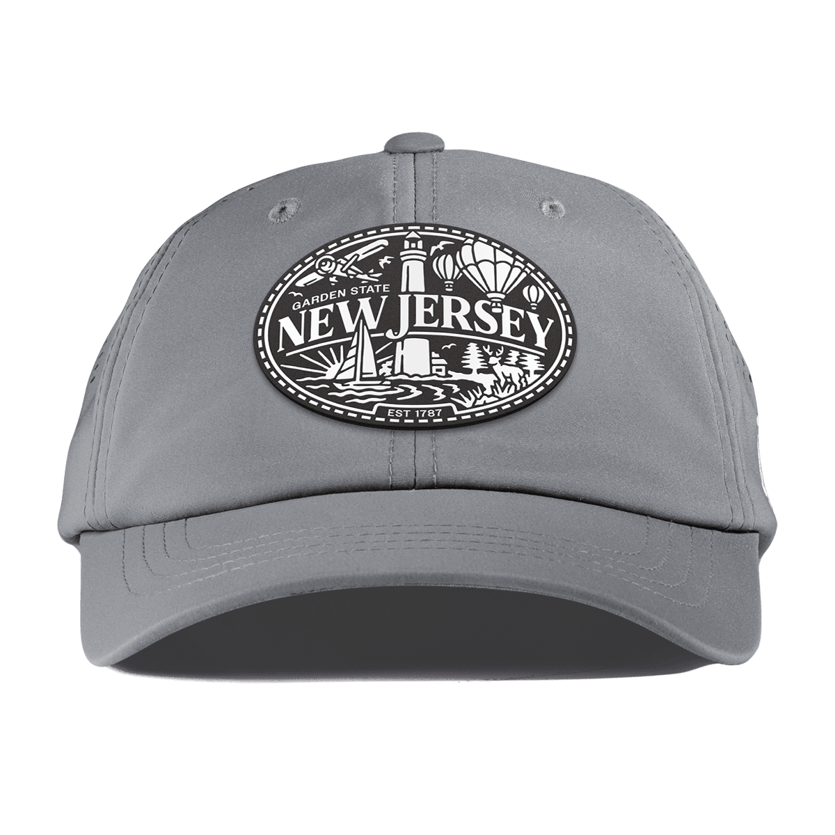 New Jersey Traveler Performance Dad Hat Slate