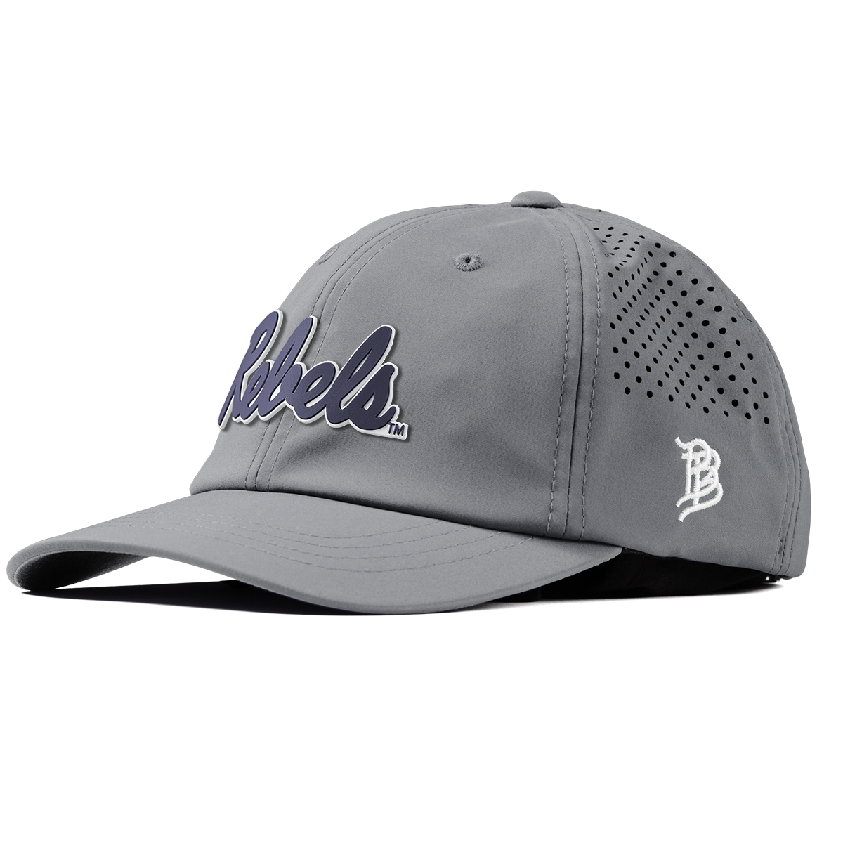 University of Mississippi "Ole Miss Navy Rebels" Performance Dad Hat Slate