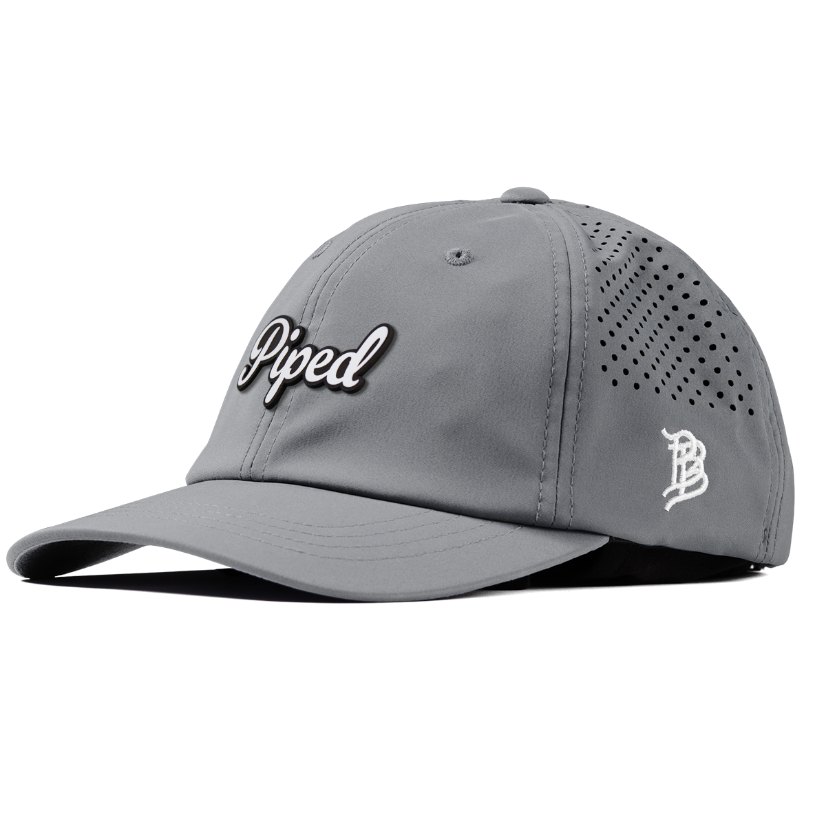Piped Script Performance Dad Hat Slate