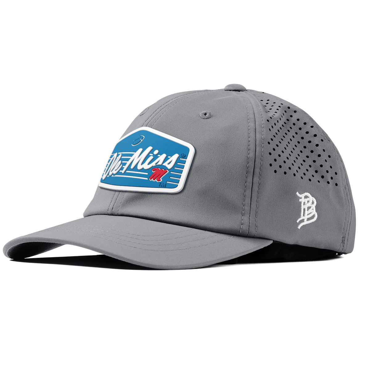 University of Mississippi "Rebel Football" Performance Dad Hat Slate