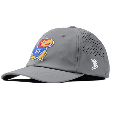 University of Kansas "Rock Chalk Jayhawk" Performance Dad Hat Slate