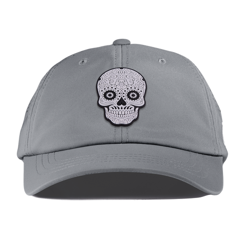 Sugar Skull PVC Performance Dad Hat Slate