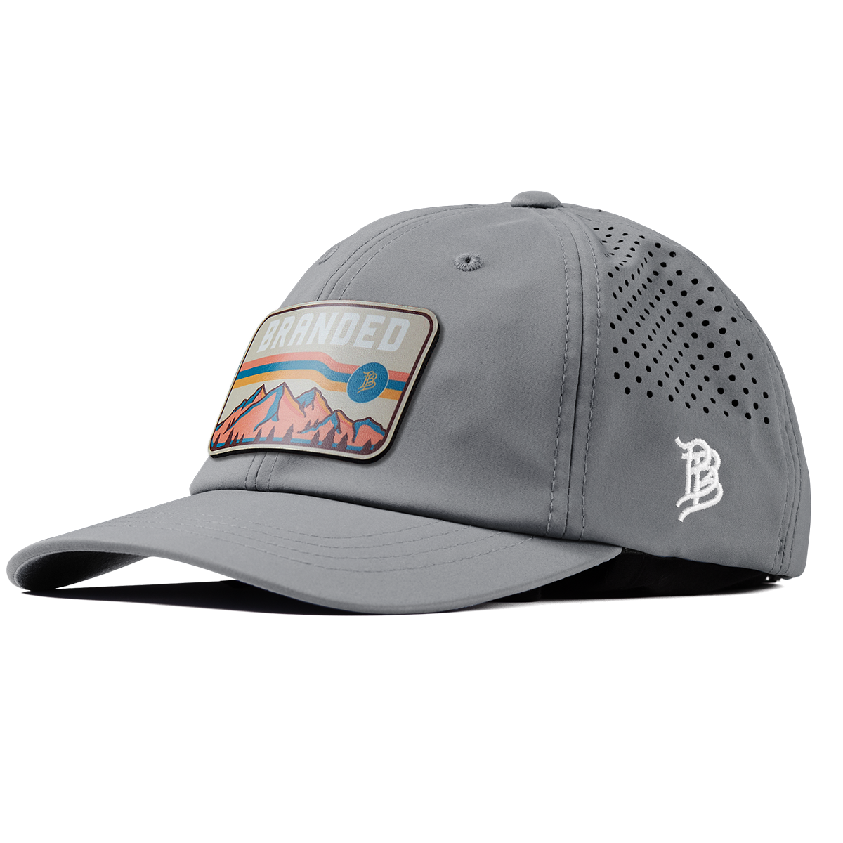 Sunset Horizon Performance Dad Hat Slate