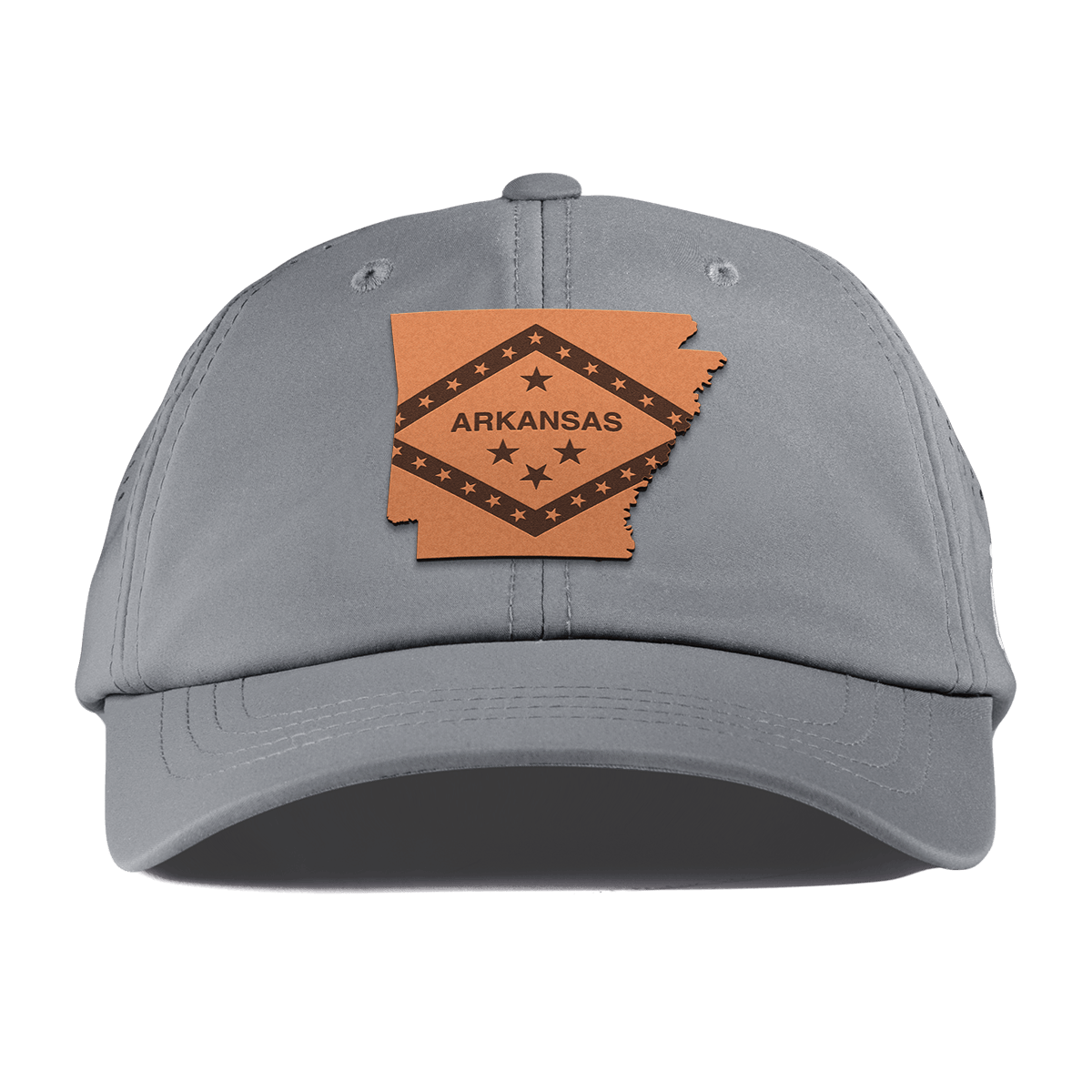 Arkansas 25 Performance Dad Hat Slate