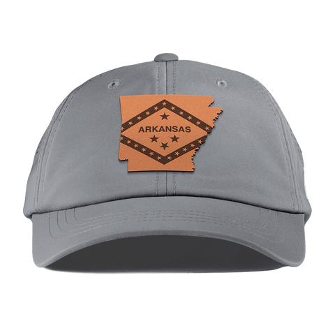 Arkansas 25 Performance Dad Hat Slate