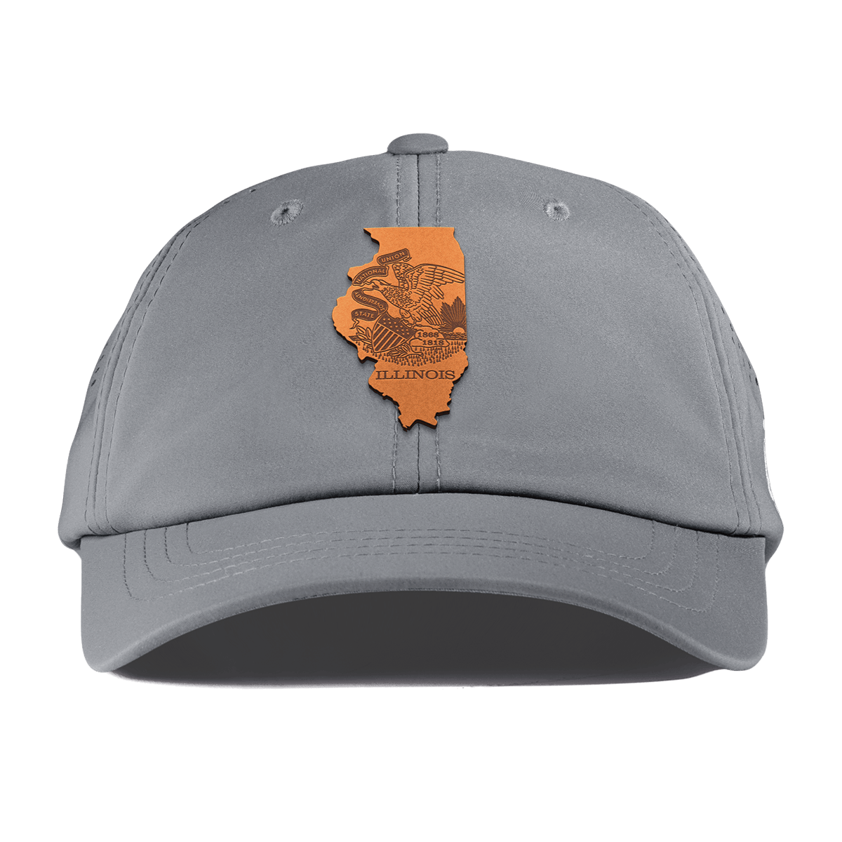 Illinois 21 Performance Dad Hat Slate