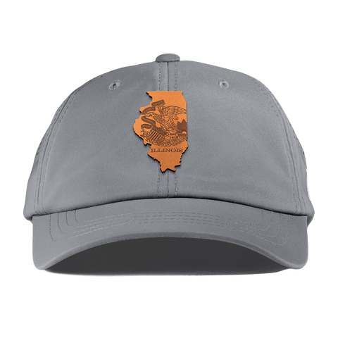 Illinois 21 Performance Dad Hat Slate