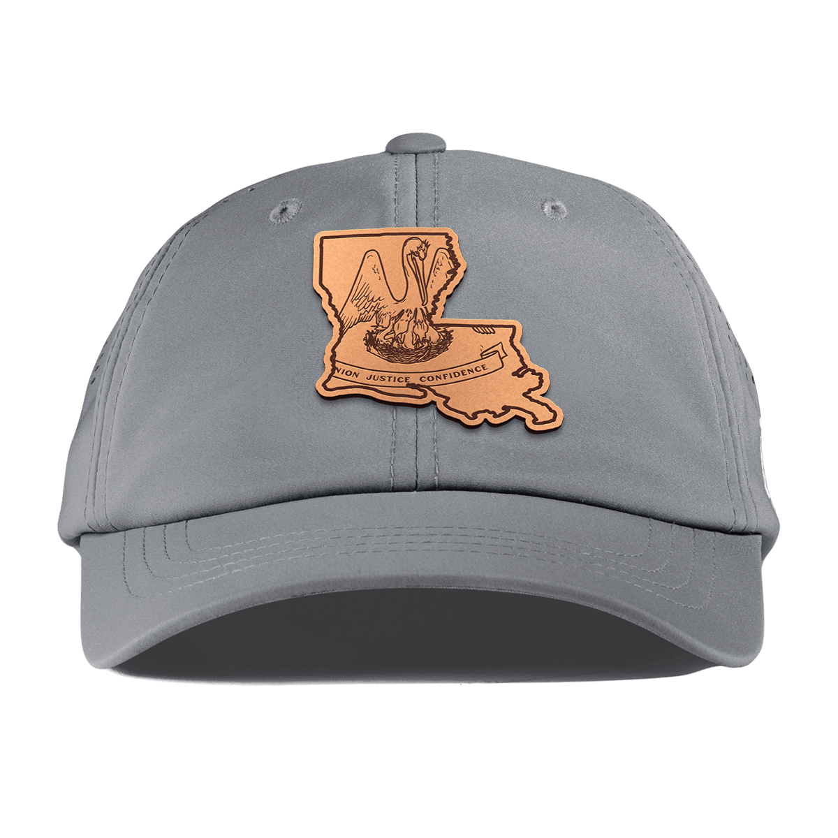 Louisiana 18 Performance Dad Hat Slate