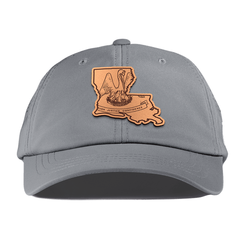 Louisiana 18 Performance Dad Hat Slate