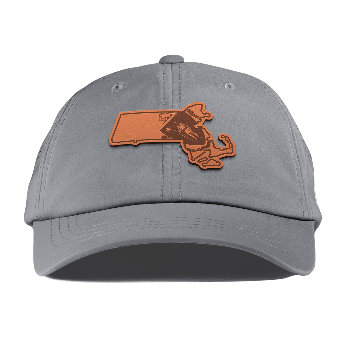 Massachusetts 6 Performance Dad Hat Slate